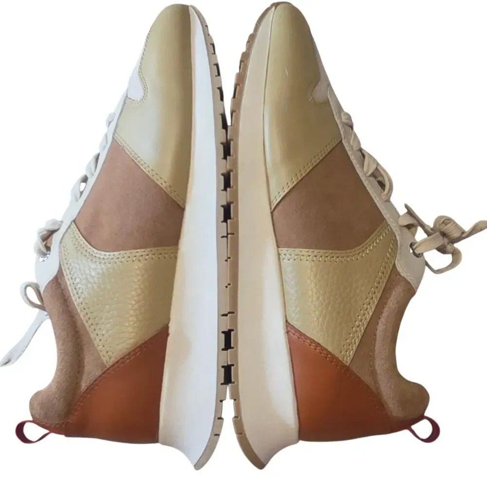 J McLaughlin Emerson Sneakers sz 9 Leather & Suede Great Traction NEW Shoes